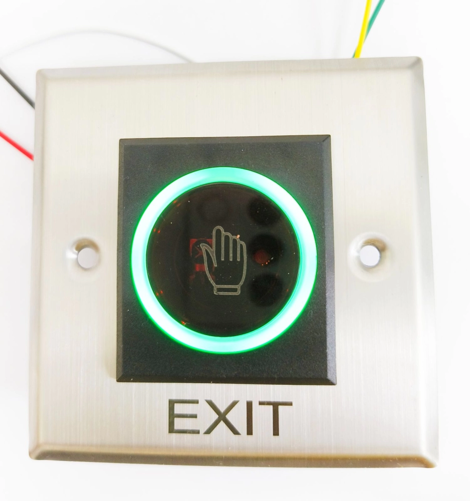 No Touch Button / Infrared Sensor Contactless Door Release Exit Button with LED Indication Door Access Control