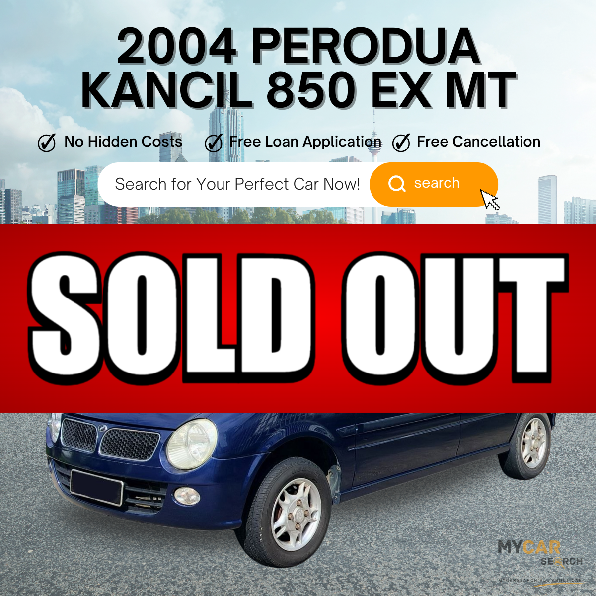 2004 PERODUA KANCIL 850 EX MT