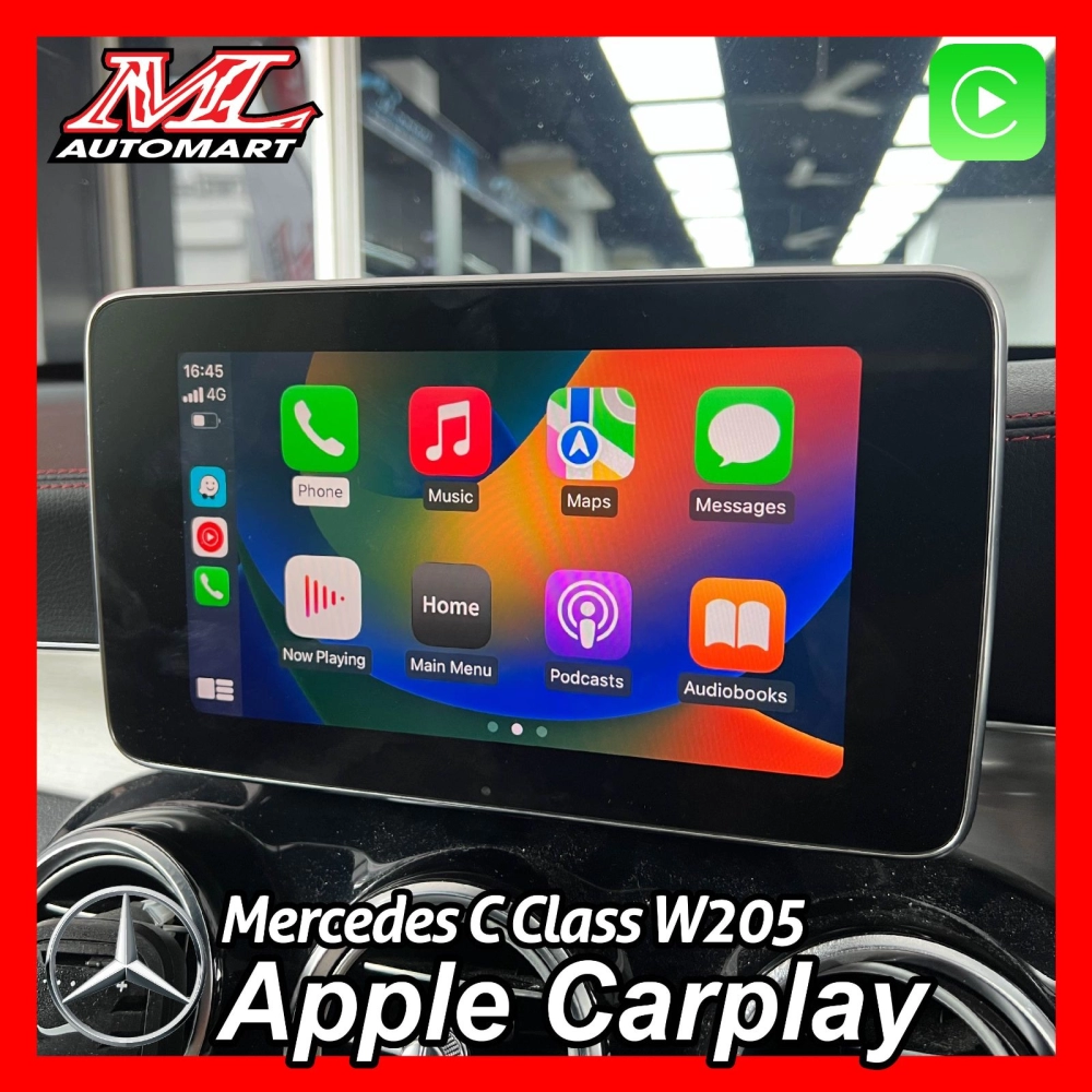 Mercedes Benz C Class W205 Apple Carplay Module Retrofit (NTG5.0)