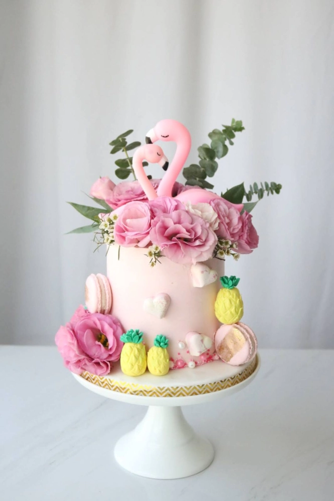 Flamingo Cake