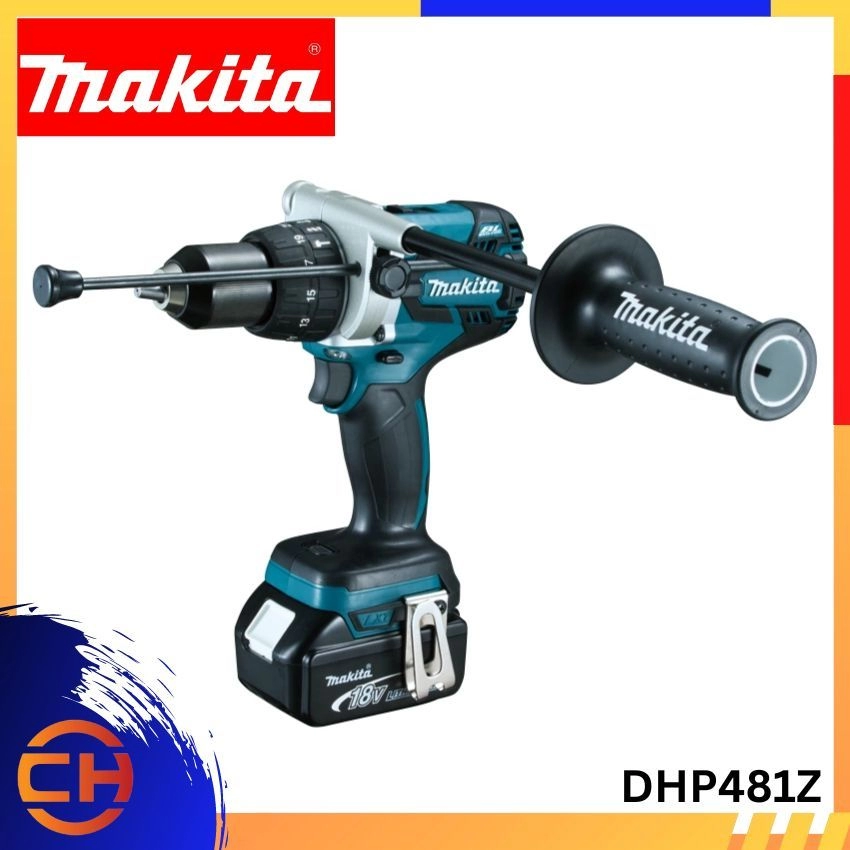 Makita DHP481Z 13 mm (1/2") 18V Cordless Hammer Driver Drill