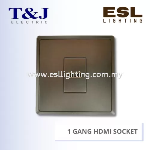 T&J SWITCHES INFINIT SERIES 1 GANG HDMI SOCKET - HC4201HDMI-ST5 HC4201HDMI-ST5-SBL HC4201HDMI-ST5-MSB HC4201HDMI-ST5-PS7 HC4201HDMI-ST5-TS5