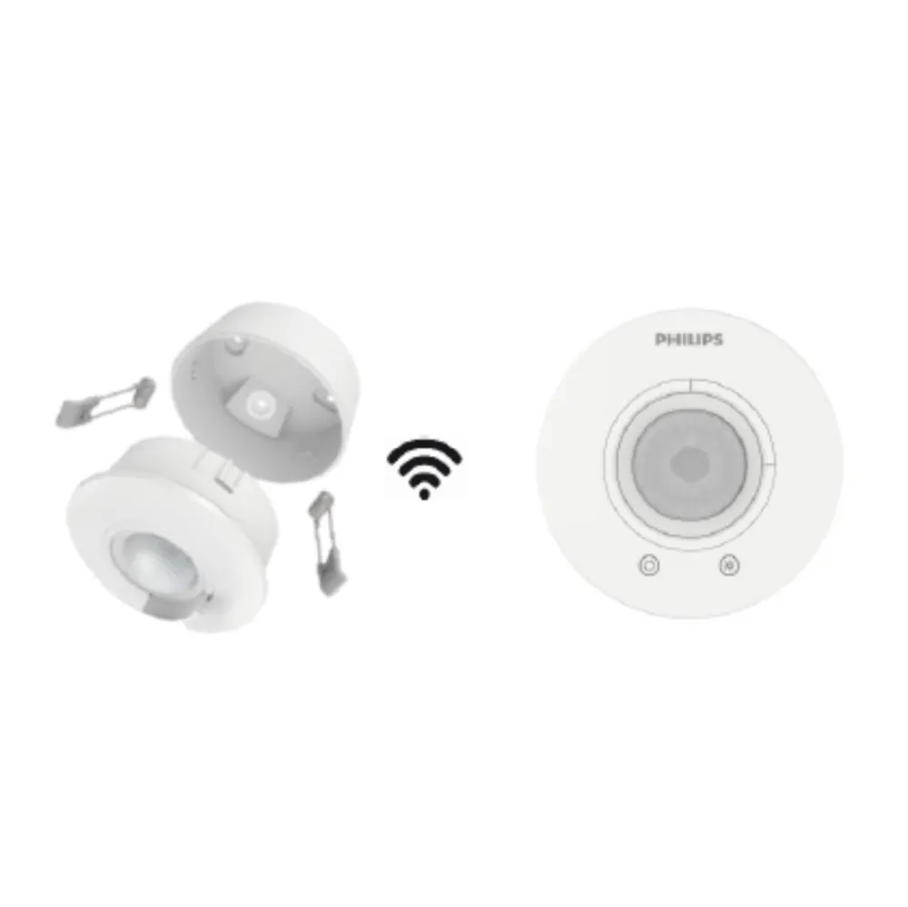 PHILIPS SEG121 ECOSET PIR 220-240V WHITE WIRELESS SENSOR DOWNLIGHT