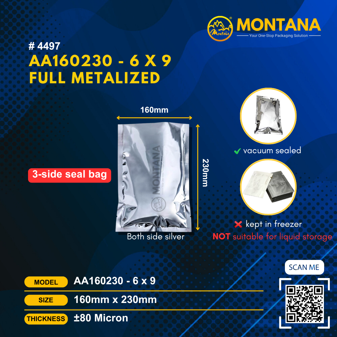 (4497) FULL METALIZED AA160230 - 6 x 9