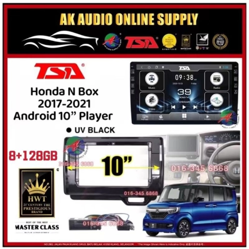 🎁Free AHD Camera🎁 8Ram + 128GB 4G DSP CarPlay◾TSA Honda N-BOX N BOX 2017 - 2021 Android 10'' TS10 Car Player Monitor