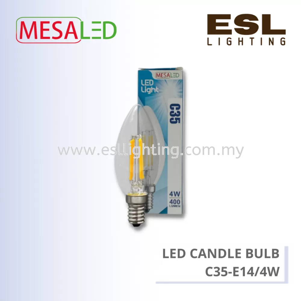 MESALED LED CANDLE BULB E14 4W - C35-E14/4W