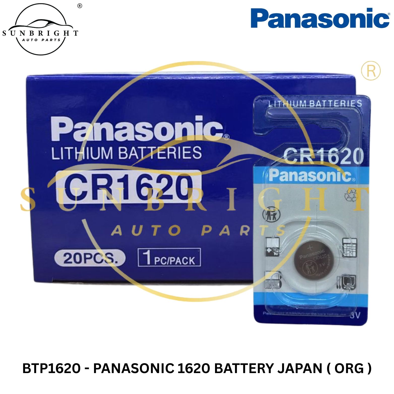 BTP1620 - PANASONIC 1620 BATTERY JAPAN ( ORG )
