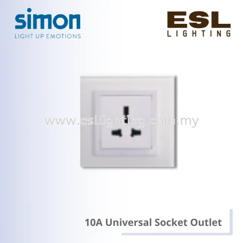 SIMON V8 SERIES 10A Universal Socket Outlet - 80430