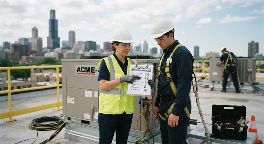 aircon installation height permit requirements