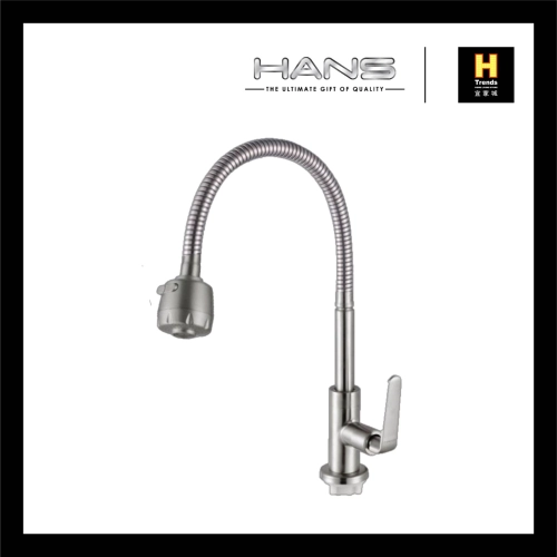 Hans Single Flexi Dual Spray Pillar Sink Tap HPST36140 - H Trends Kitchen & Bath Sdn Bhd