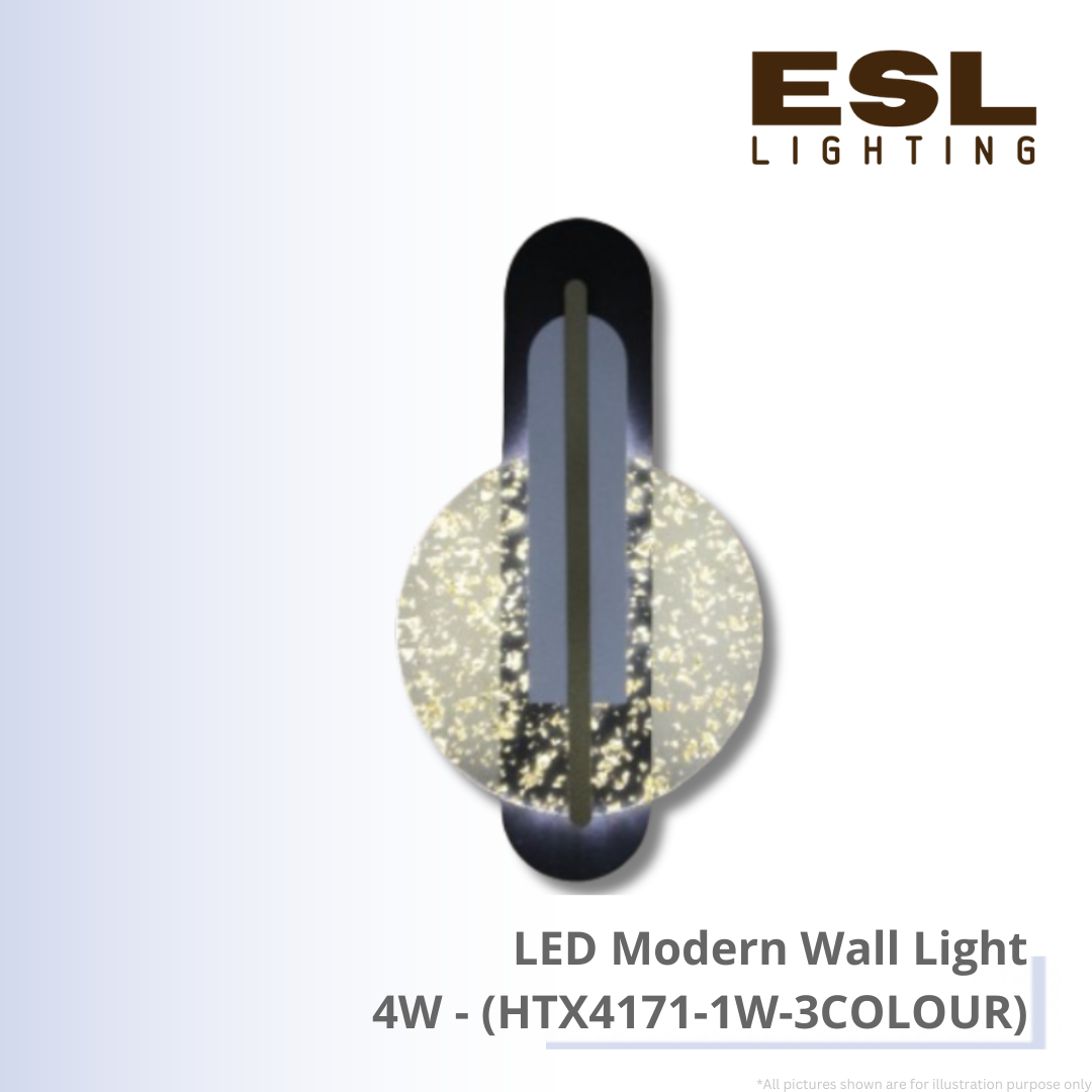 LED Modern Wall Light 4W - HTX4171-1W-3COLOUR
