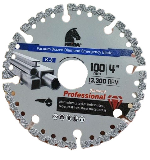 4" Keiba K-8  M/P Diamond Blade