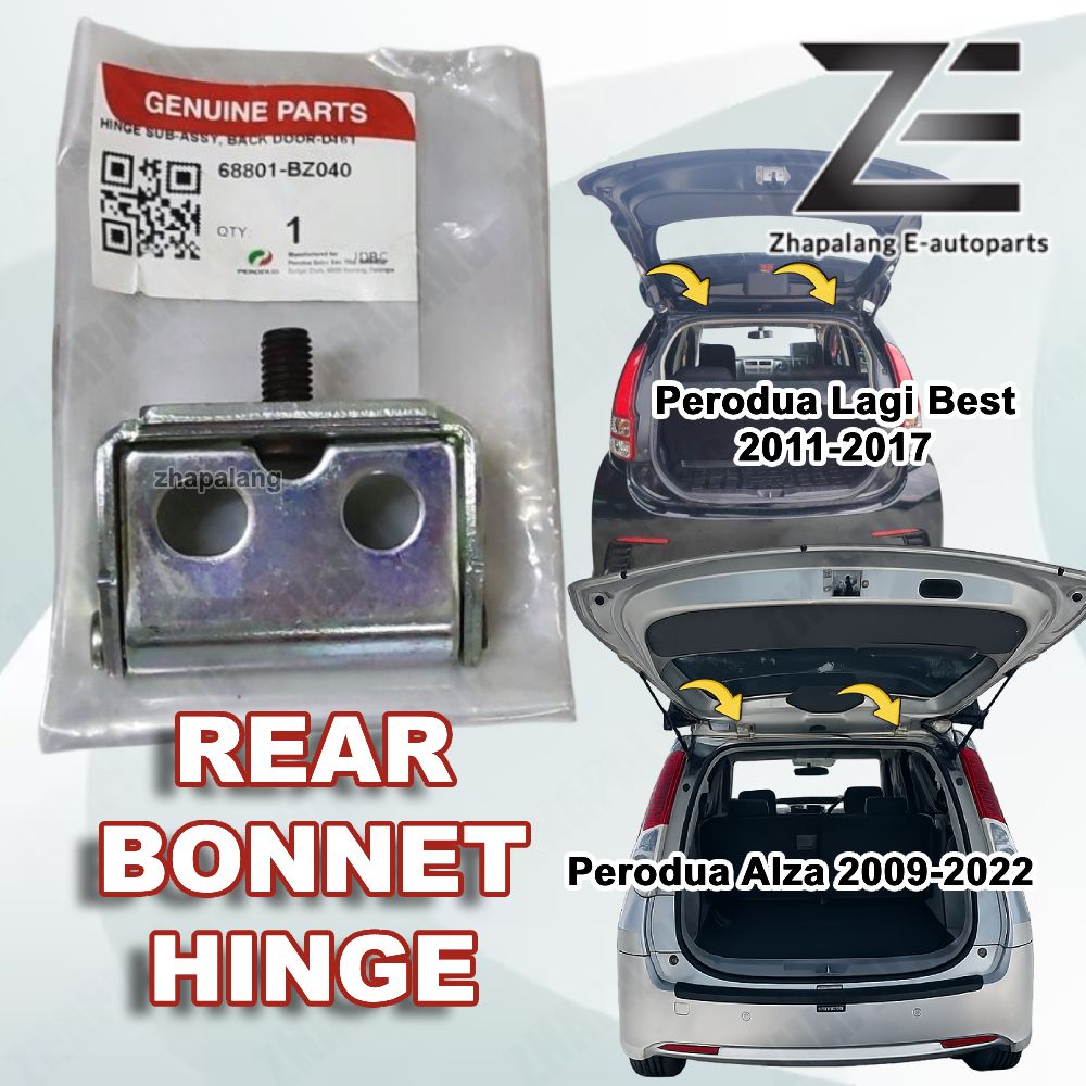 Genuine Perodua Rear Tailgate  Bonnet Hinge Myvi Lagi Best Alza 68801-BZ040