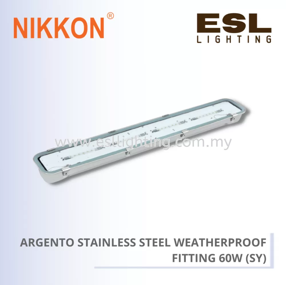 NIKKON Argento Stainless Steel Weatherproof Fitting 60W (SY) - K04106 60W (SY)