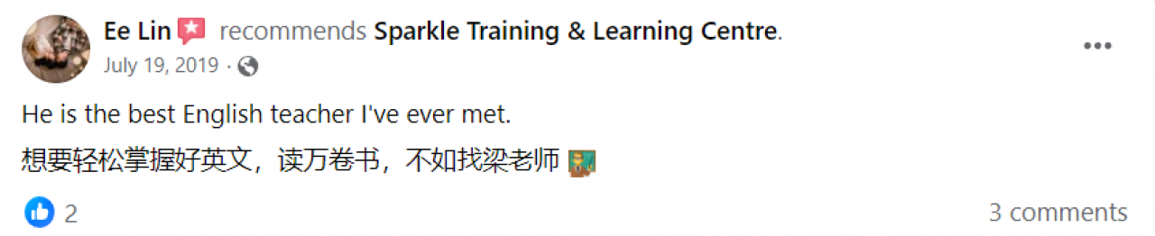 Customer's Rating & Review & SPARKLE TRAINING & LEARNING CENTRE