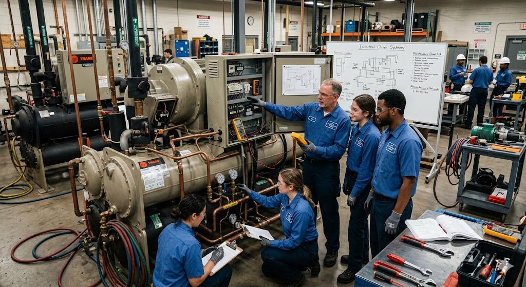 Industrial water chiller service technician course