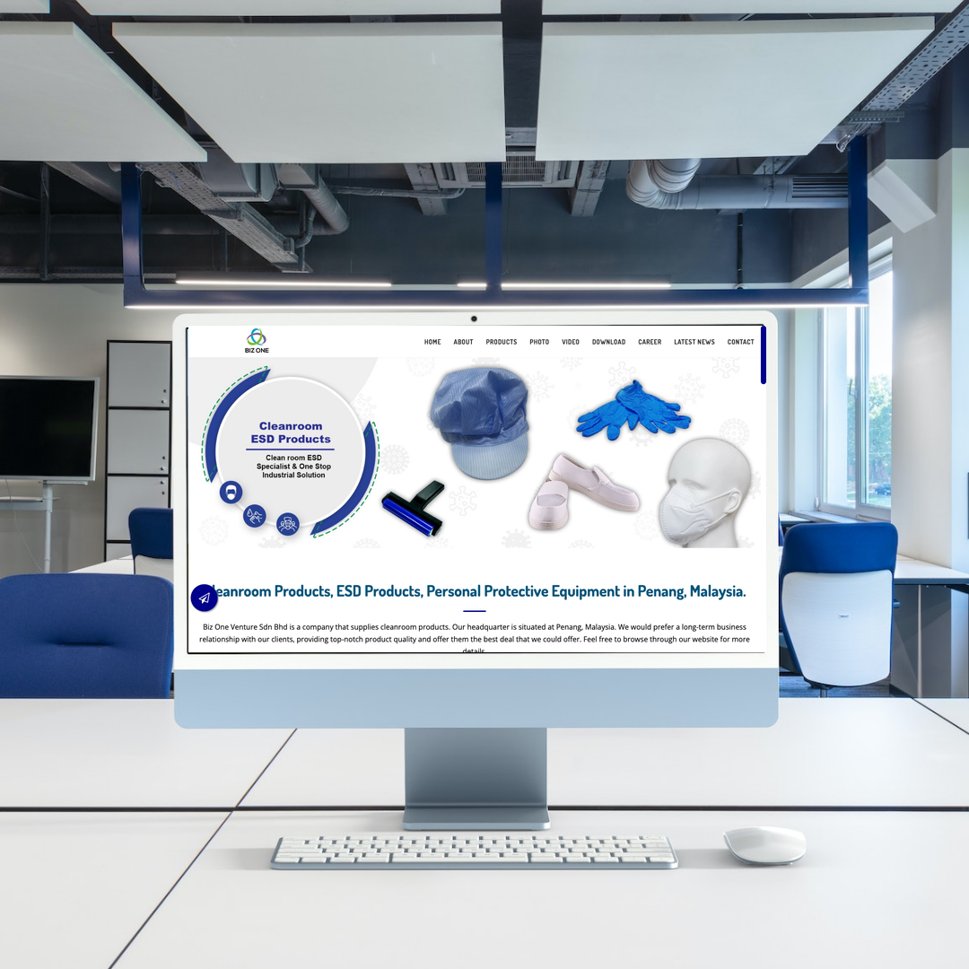Biz One Venture Sdn Bhd Website Design & SEO Case Study | Ppe Suit Supplier in Penang