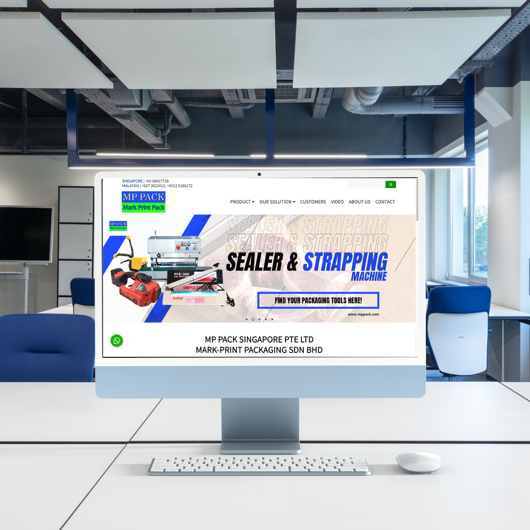 MP Group Website Design & SEO Case Study | Packaging Machine Supplier Singapore in Johor