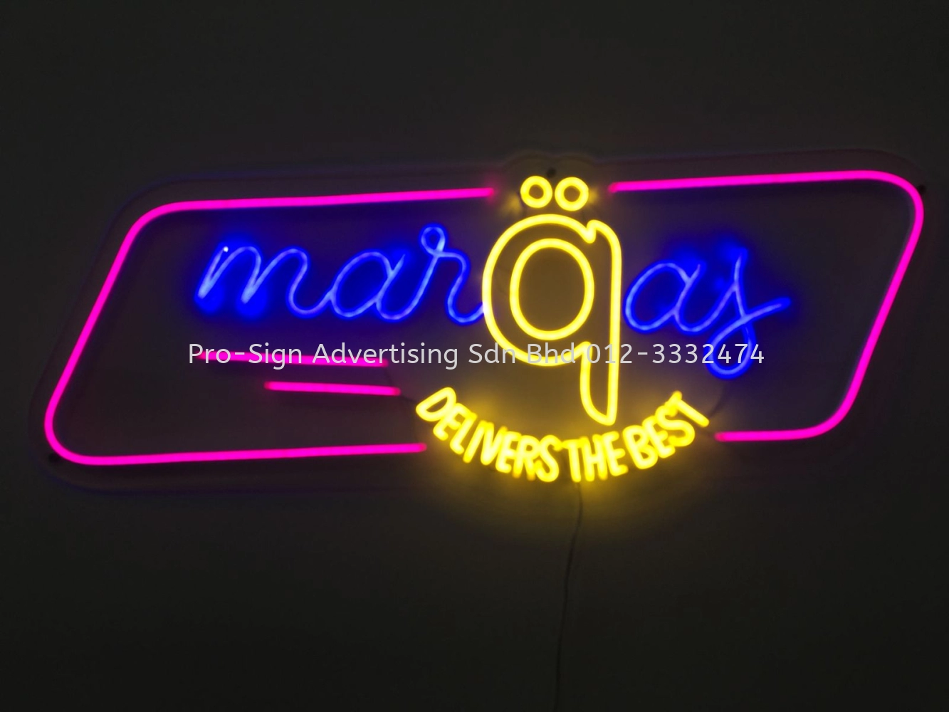 NEON SIGN (MARQAS PRINTING, AMPANG, 2022)