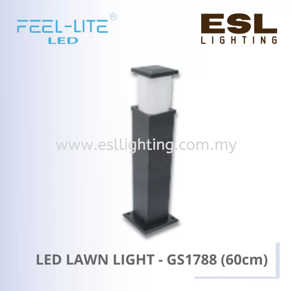 FEEL LITE LED LAWN LIGHT - GS1788 / 10W/15W/18W - 60CM IP65