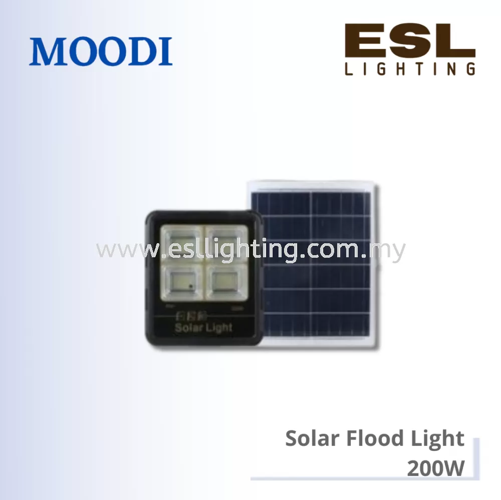 MOODI Solar Flood Light 200W - 1303S IP67