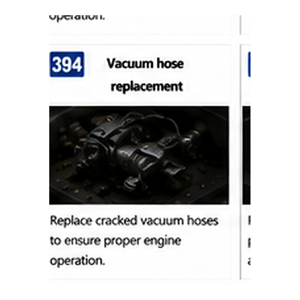 Vacuum Hose Replacement