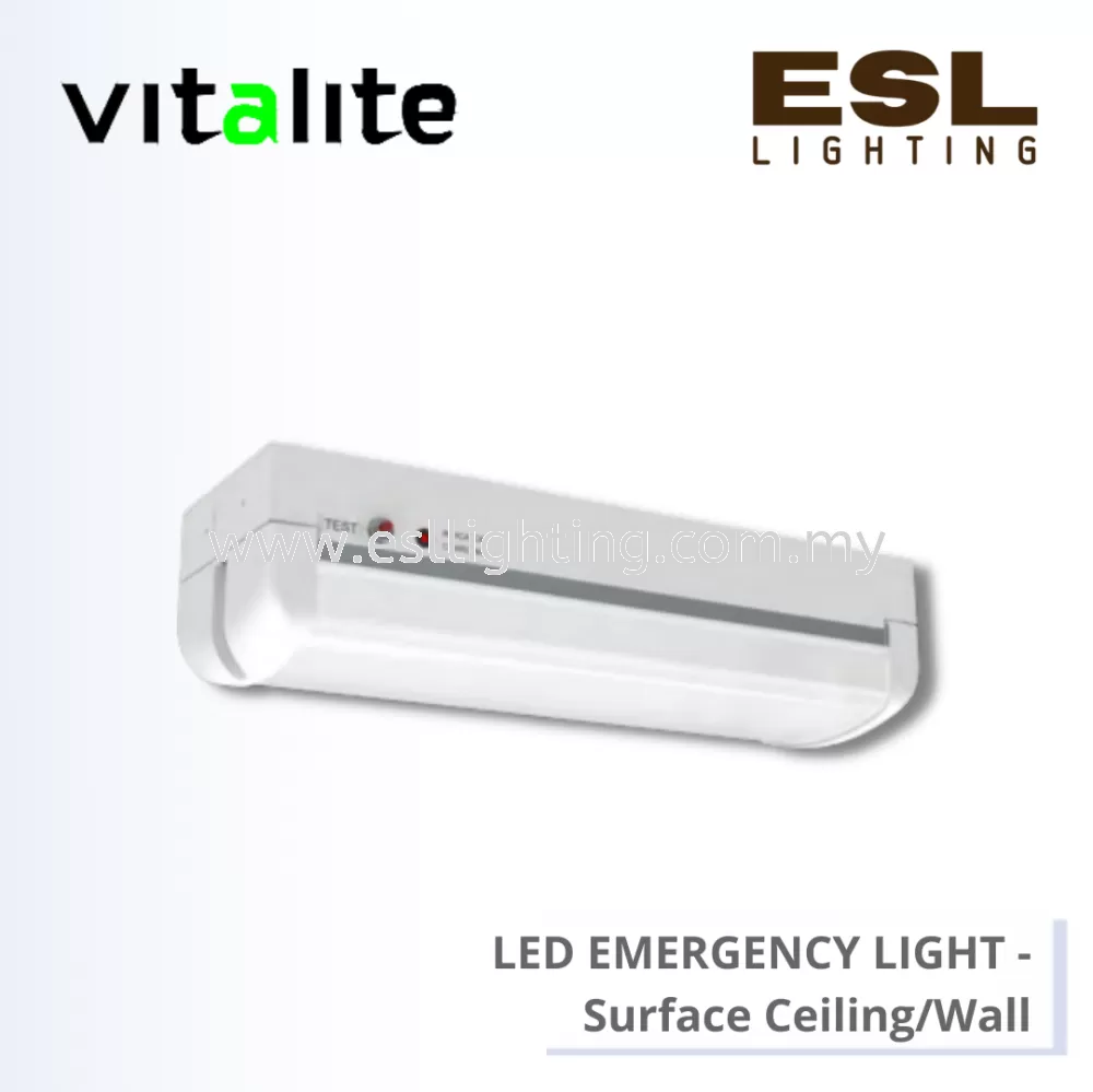 VITALITE LED EMERGENCY LIGHT SURFACE & RECESSED TYPE (Surface Ceiling /Wall) - VEL 250/S