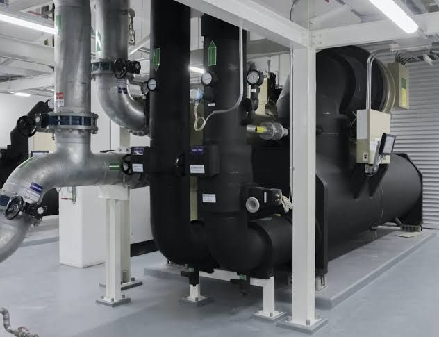 Chilled water system insulation and cladding
