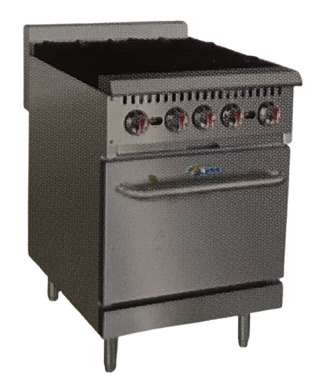 GAS OPEN BURNER WITH OVEN