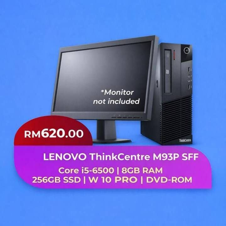 Lenovo Thick Centre M93P SFF (Refurbished Desktop)
