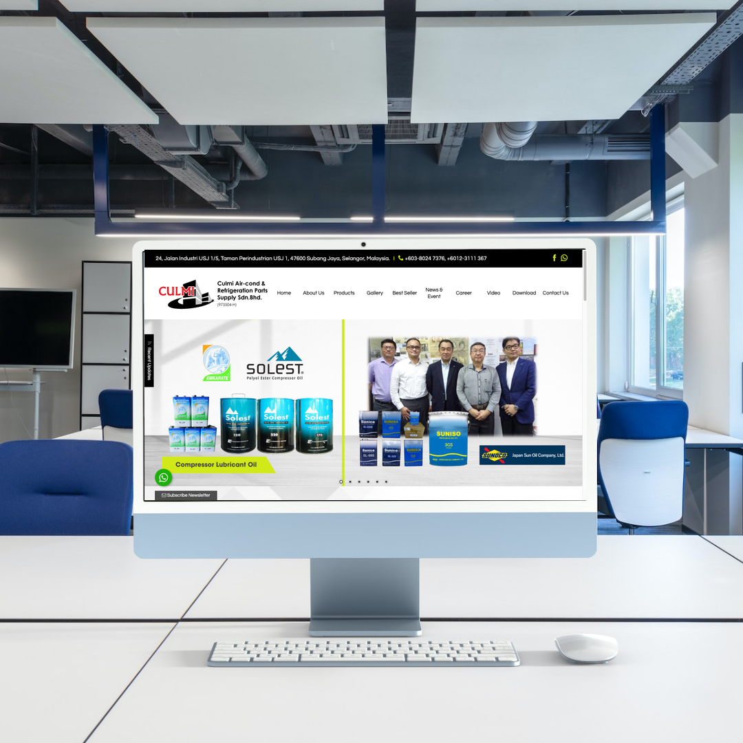 Air Conditioning & Refrigeration Parts Supplier Subang Jaya, Web Design | SEO | Digital Marketing | Kuala Lumpur