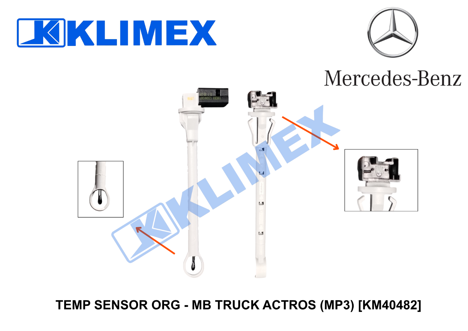 TEMP SENSOR ORG - MB TRUCK ACTROS (MP3) [KM40482]