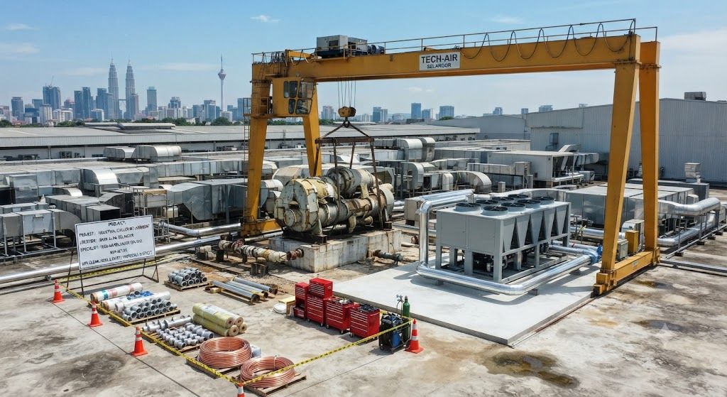 Industrial chiller replacement specialist Selangor