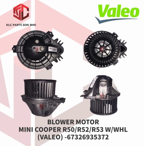 BLOWER MOTOR MINI COOPER R50/R52/R53 W/WHL (VALEO) -67326935372