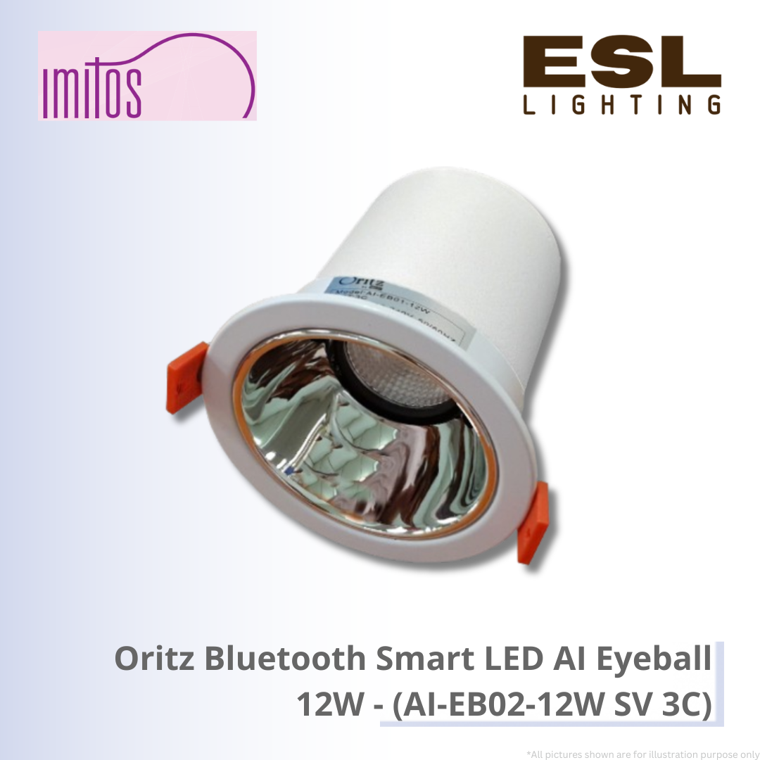 IMITOS Oritz Bluetooth Smart LED AI Eyeball 12W - AI-EB02-12W SV 3C