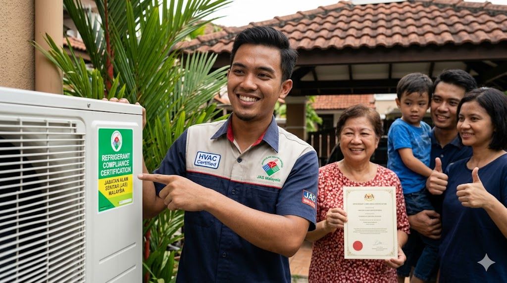DOE approved refrigerant technician course Malaysia
