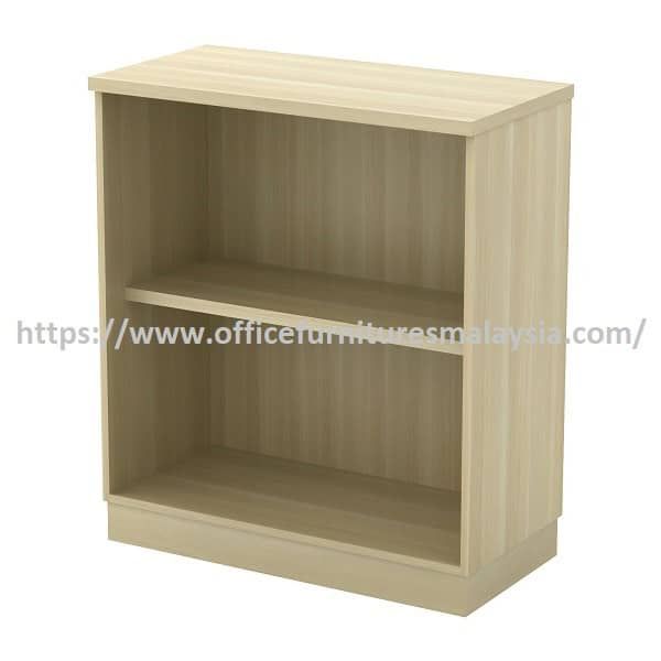 2 Section Fab Modern Open Shelf Low Cabinet OFQYO9