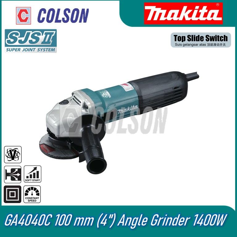 MAKITA GA4040C 100mm 4" Angle Grinder 1400W