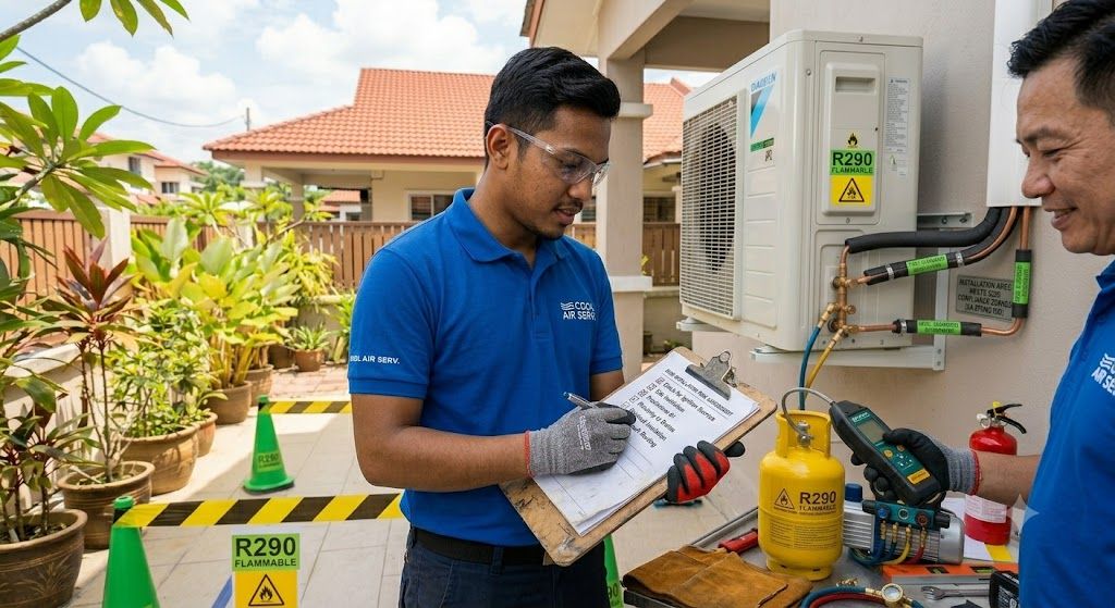 R290 installation risk assessment