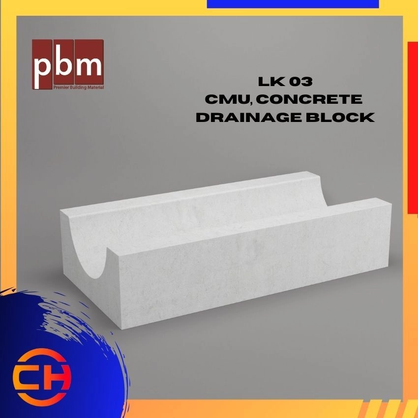 CONCRETE DRAINAGE BLOCK LK 03