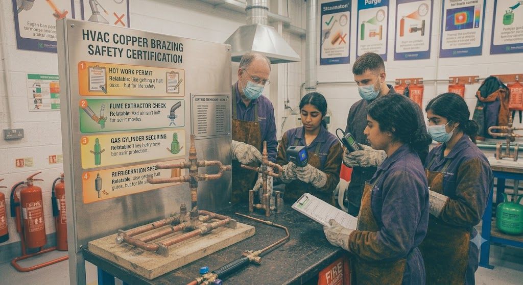 HVAC copper brazing safety certification