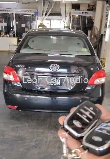 Toyota vios NCP93 PKE fully Keyless intelligent smart alarm system with Push start button and engine auto start