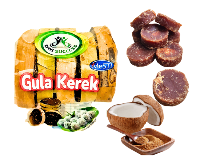 Palm Sugar Blocks (Nisan) - 5 pcs 245 Grams RM5.00 X 12 Units C.Dwi Success