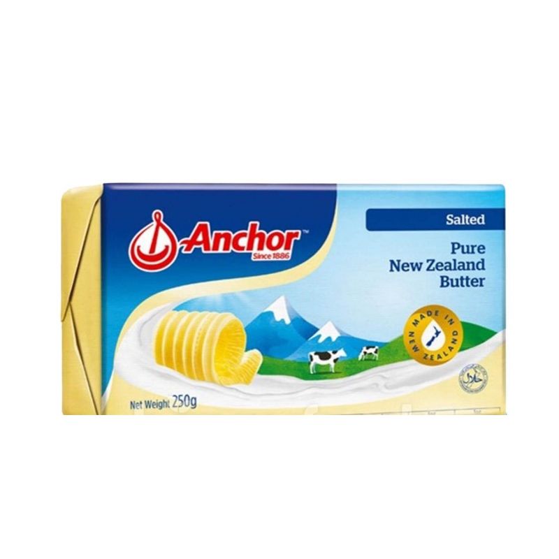 ANCHOR SALTED BUTTER 250G/5KG/25KG