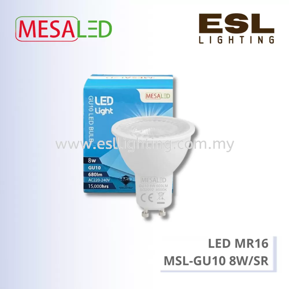 MESALED LED GU10 8W - MSL-GU10 8W/SR
