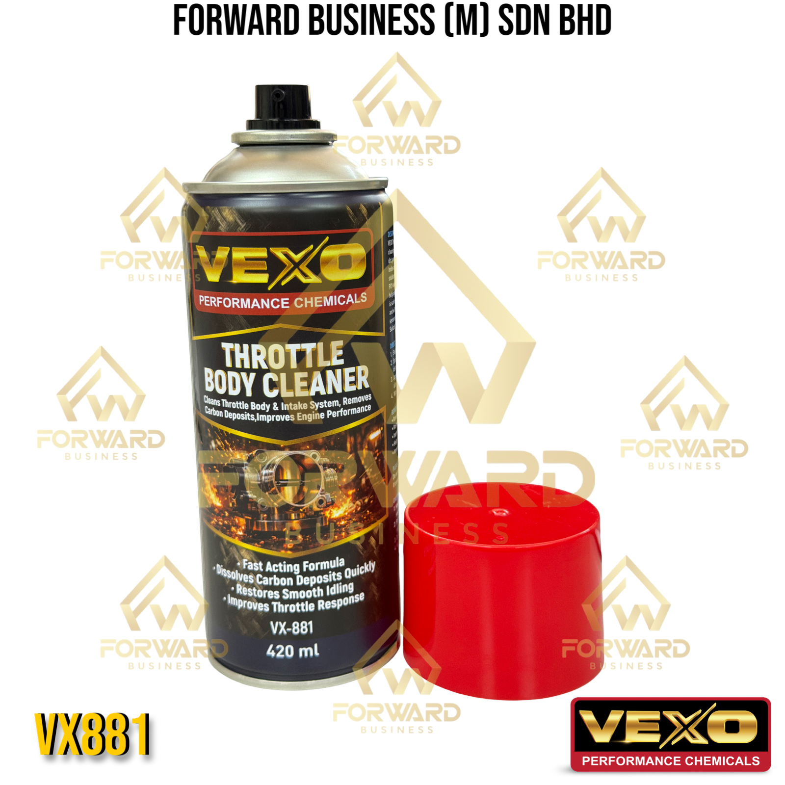 VEXO VX-881 Throttle Body Cleaner (420ml)