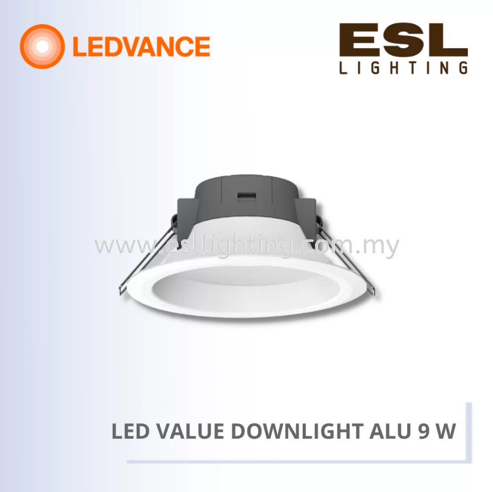 LEDVANCE LED VALUE DOWNLIGHT ALU 9W 3000K / 4000K / 6500K