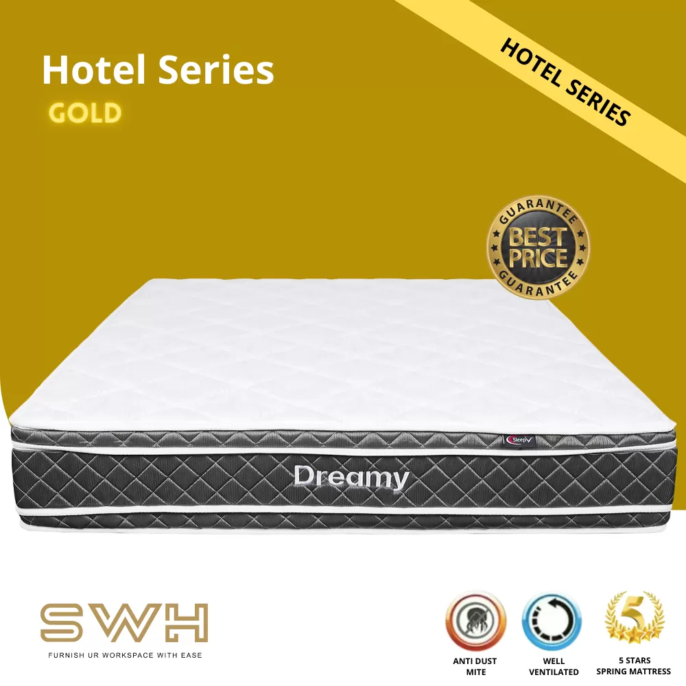 SWH Dreamy Gold Hotel Mattress | Hotel Furniture
