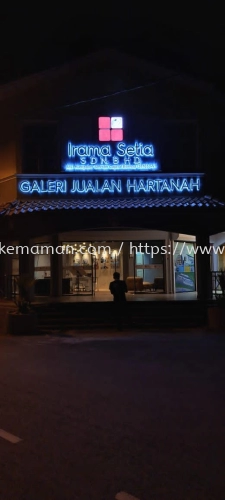 GALERI JUALAN HARTANAH OUTDOOR 3D LED BOX UP STAINLESS STEEL SIGNBOARD SIGNAGE  AT PEKAN TOWN, KUALA PAHANG, CHINI, BEBAR, BELIMBING, CHEROK PALOH, NENASI, PALOH HINAI PEKAN PAHANG MALAYSIA