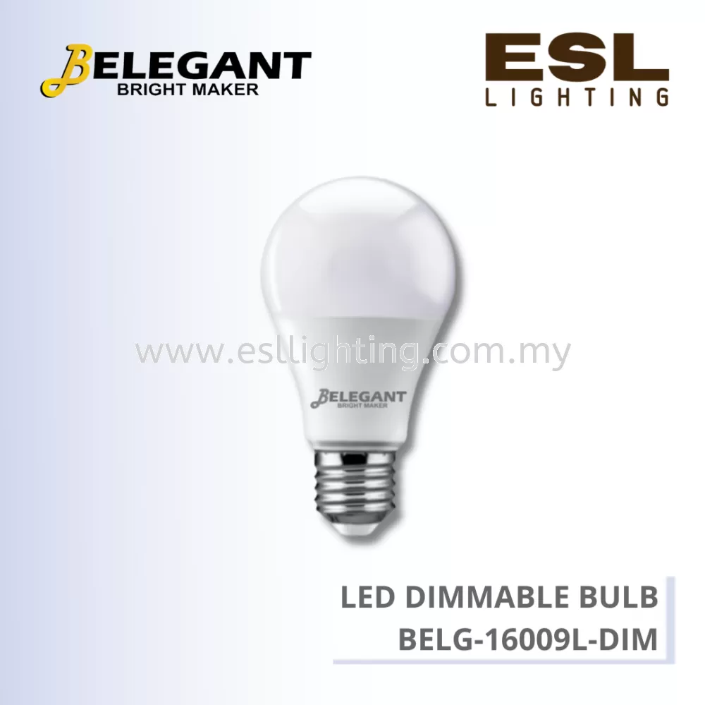 BELEGANT LED DIMMABLE BULB E27 10.5W - BELG-16009L-DIM